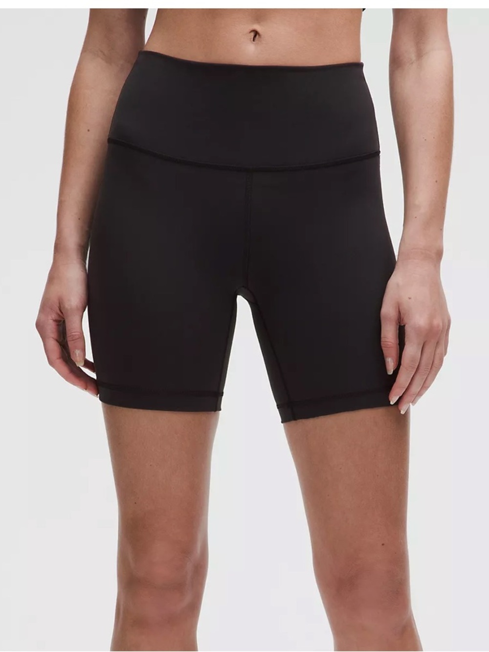 Wunder Train High-Rise Short  6” Black